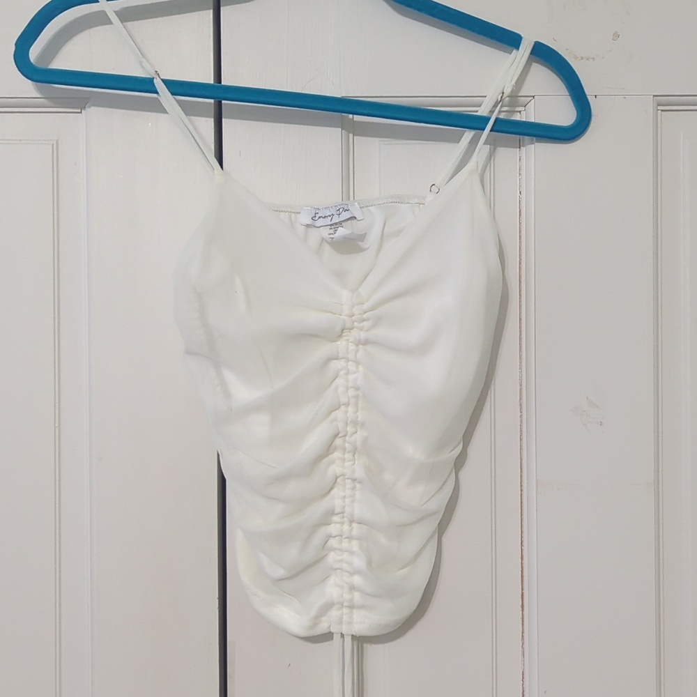 Emory Park White Tank Top